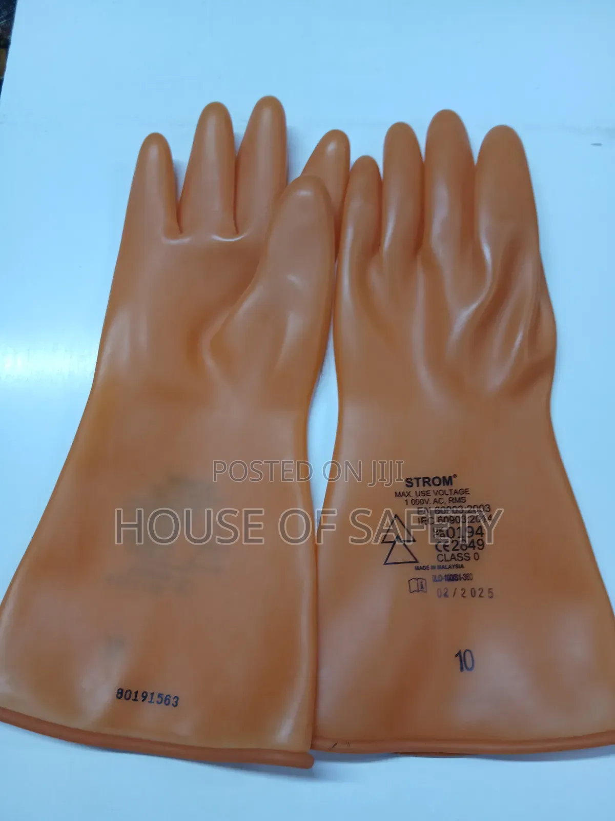 Orange Insulating Glove
