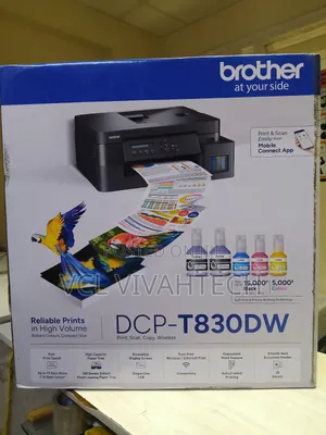 Brother DCP-T830dw Wireless Color Ink Tank Printer