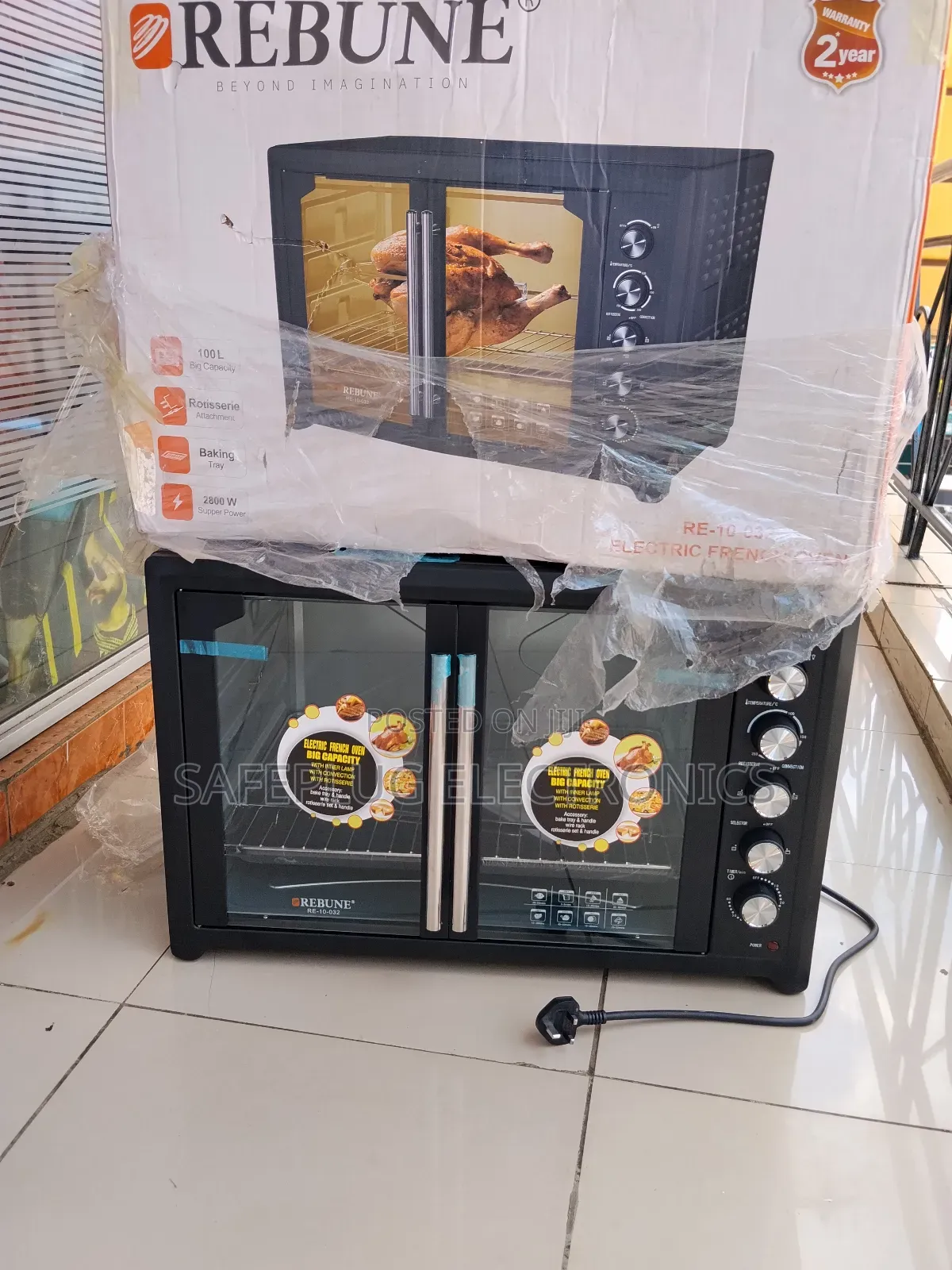 Oven .100l Rebune Electric Oven - Bake