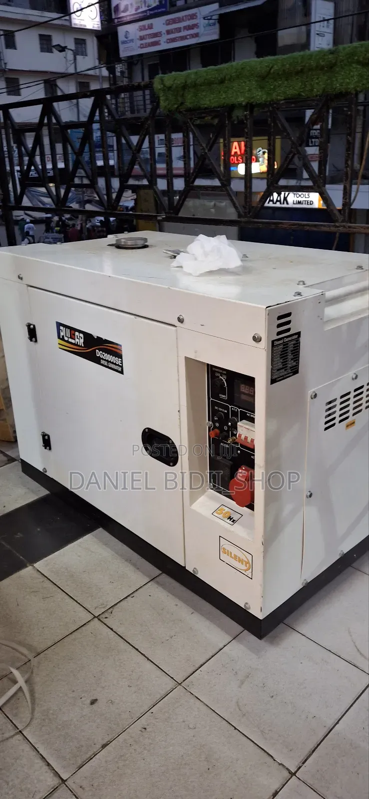 Pulsar Silent Diesel Generator 20kva 3phase Used Refurbished