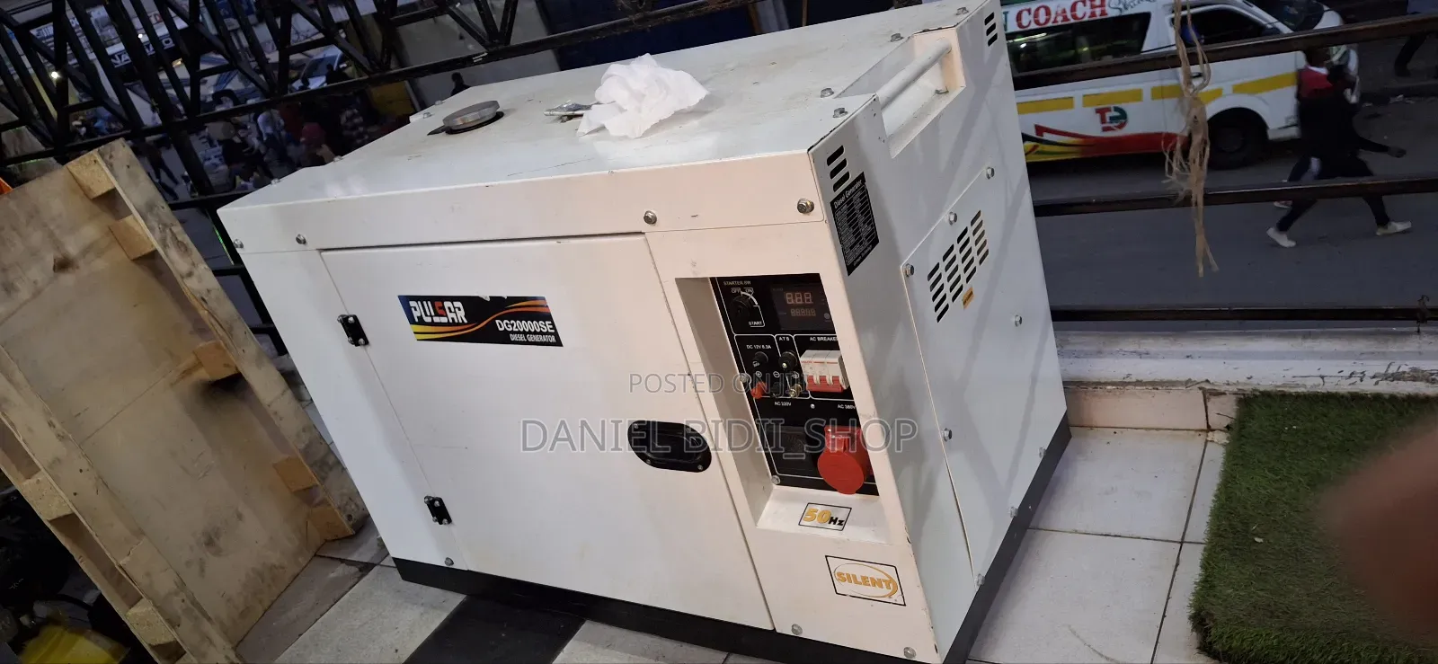 Pulsar Silent Diesel Generator 20kva 3phase Used Refurbished