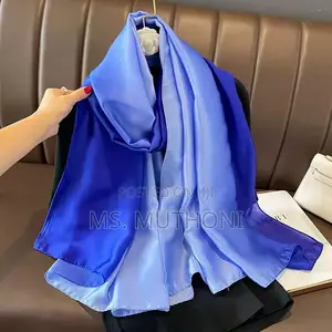 Luxurious, Gradient Silk Scarf or Shawl