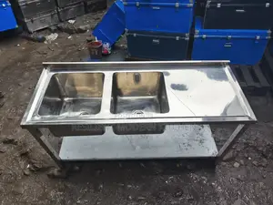 Commercial Stainless Steel Double Sink