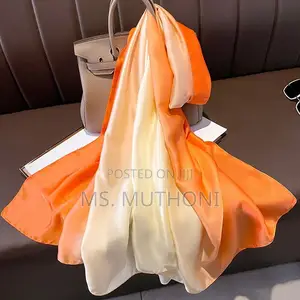 Ombre Silk Satin Scarf/Shawl / Hijab