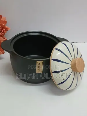 Ceramic Casserole Cooking Pot With Lid