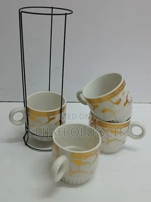 *❇Creative Space Saver Coffee Cups With Stackable Stand