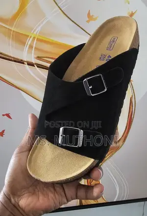 Birkenstock Zürich Sandals in Black Suede Leather Size 39-46