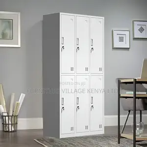 Office Cabinet; 6 Doors Metal Locker Storage Cabinet