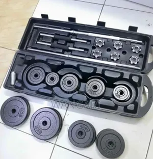 50kg Dumbell Set Chrome