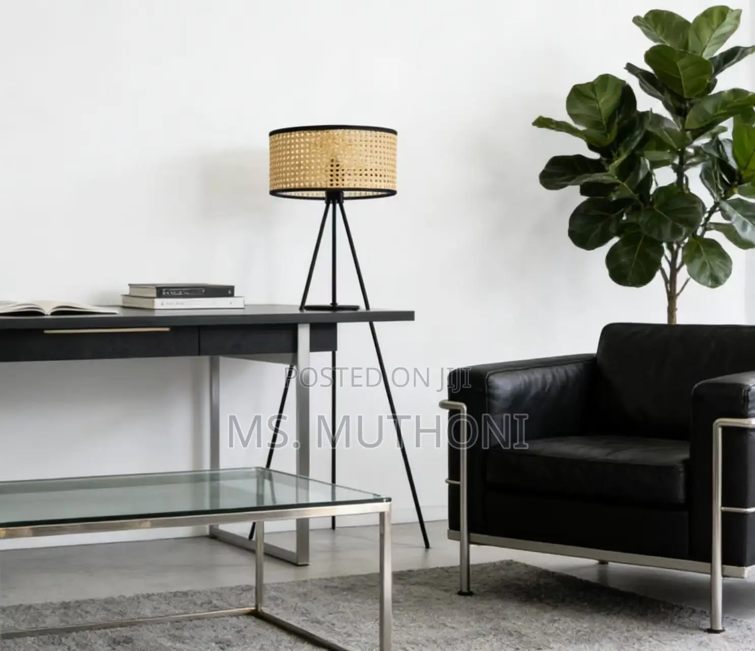 Modern Boho Tripod Floor Lamp