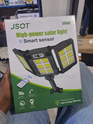 Jsot 300w High-Power Solar Light – Smart Sensor at KSH 1,999