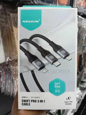 The Nillkin Swift Pro 3-in-1 Cable Durable Charging Cable Solution