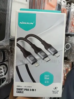 The Nillkin Swift Pro 3-in-1 Cable Fast Charging Cable.