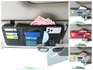 Universal Car, Suvs Tracks Sun Visor Organizer With Storage Holder