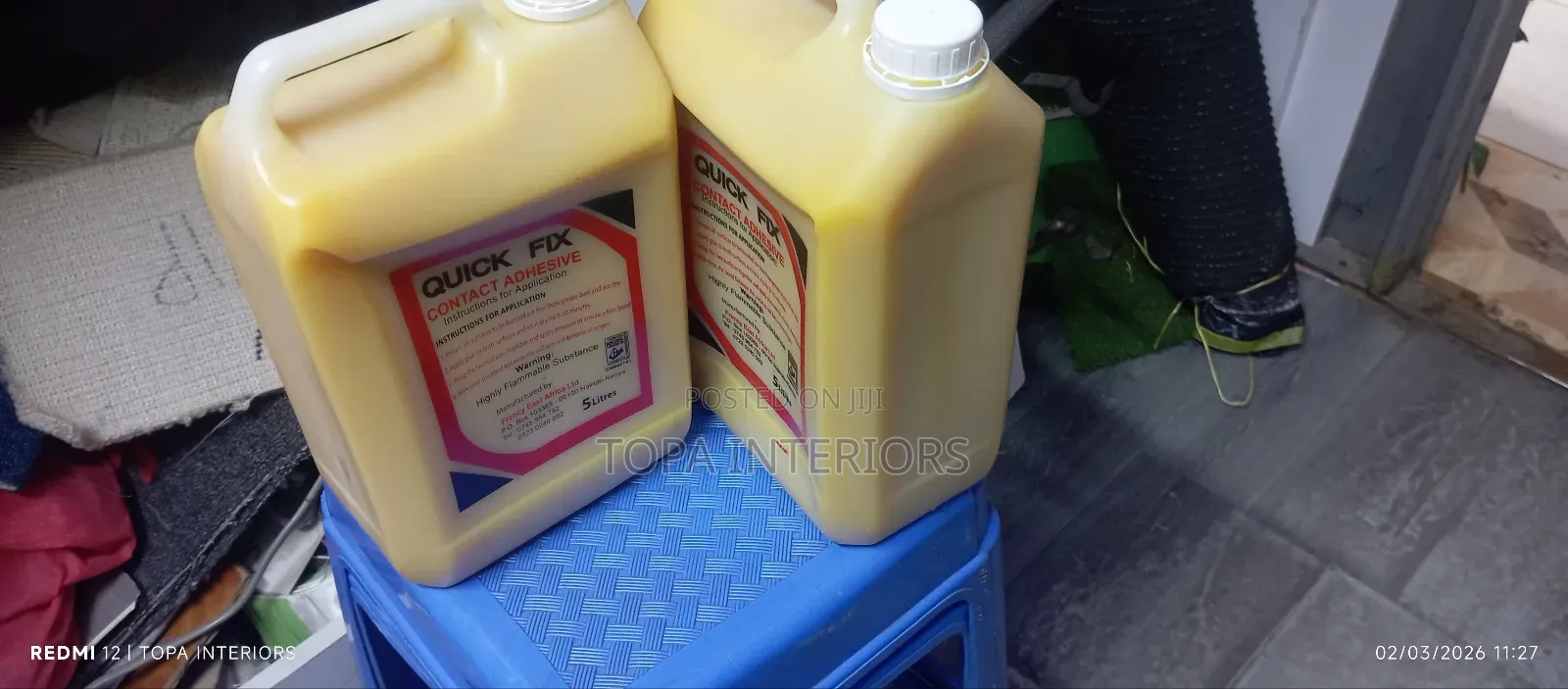 Woodworking and Fabric Bonding Quick Fix Contact Adhesive Conta Glue