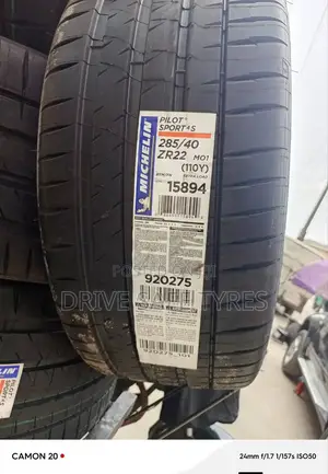 285/40 Zr 22 Brand New Michelin Tyre Pilot Sport 4s