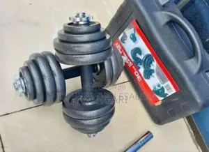 Non Rusting. 30kgs Dumbbell Setd.