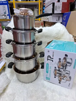 10pcs Jp Stainless Steel Cookware Set