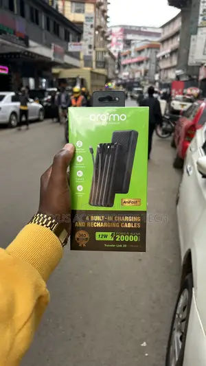 Oraimo 20000mah Power Bank Traveler Link 20(Opb-P5201)–Built-in Cables