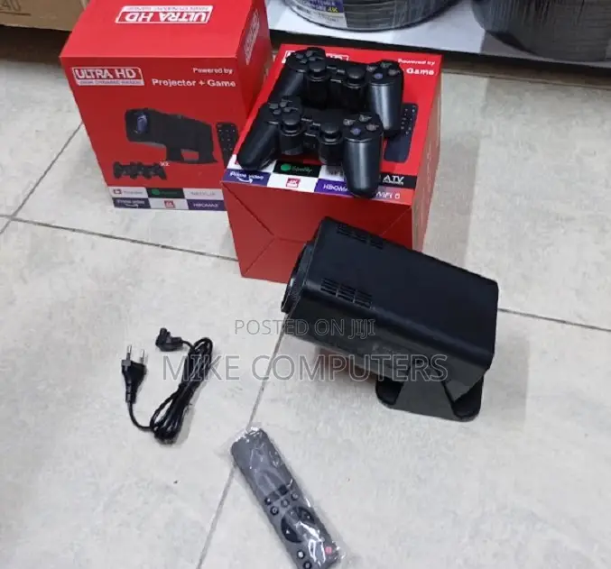 Portable Projector Original With Game Controller, 1080p Support