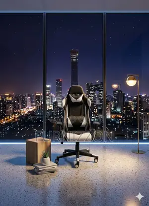 Black and White Gaming Chair