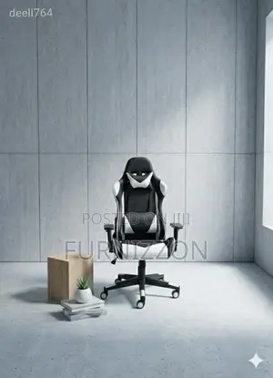 Executive Style Black White Game Chair