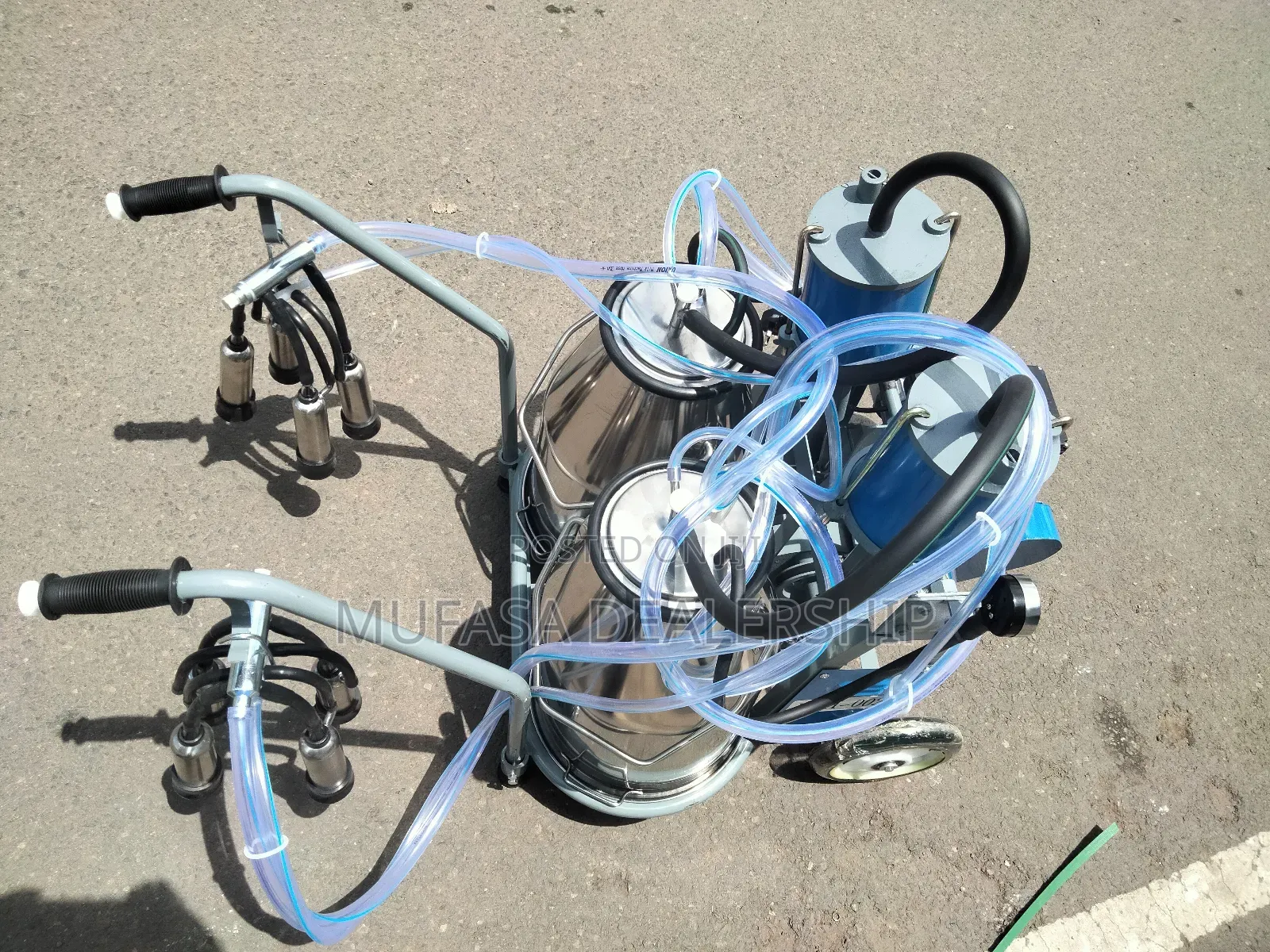 Portable Double Drum Milking Machine