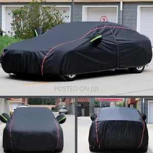 *High Quality Universal Black Car Cover With Fleece