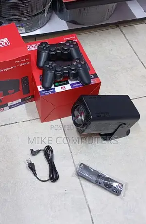 1080p Hd Ultra Portable Projector Original With Game Controller