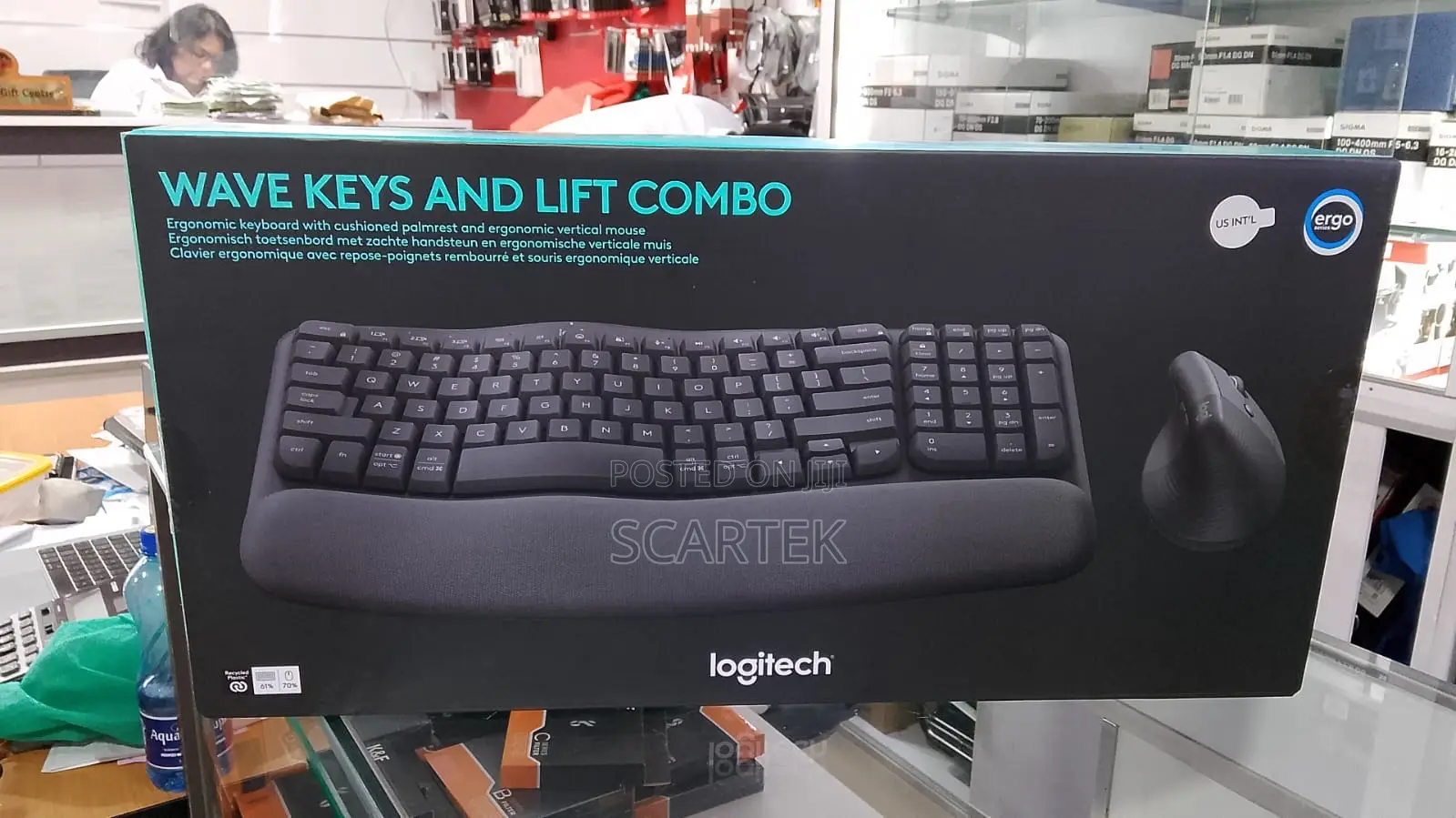 Logitech Wave Keys And Lift Combo