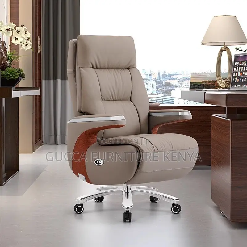 Leather Reclining Executive High-back Seat