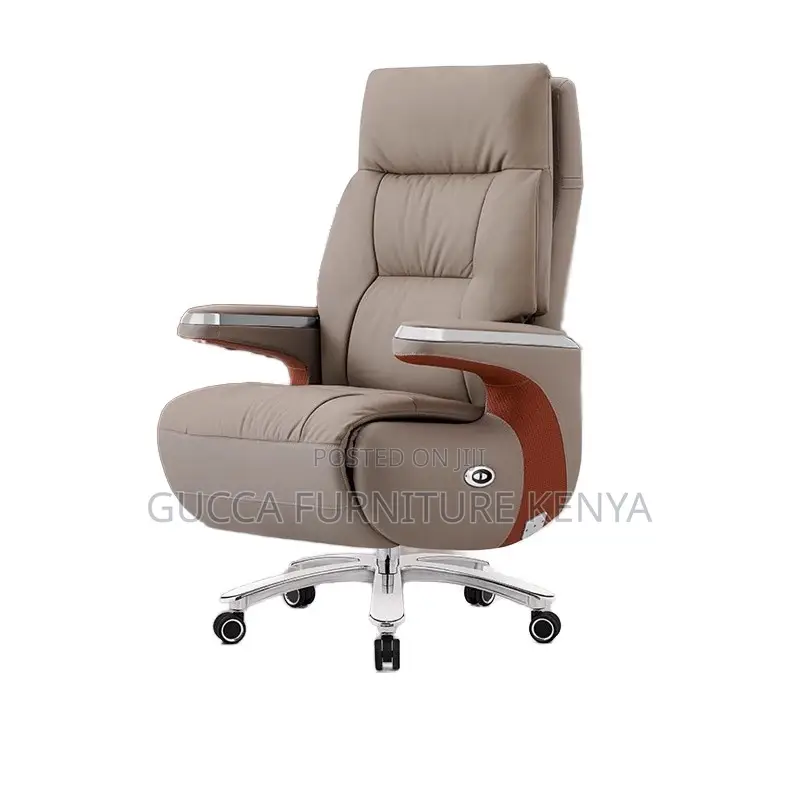 Leather Reclining Executive High-back Seat
