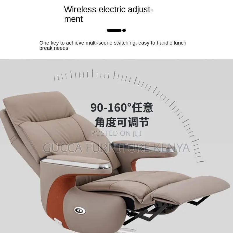 Leather Reclining Executive High-back Seat