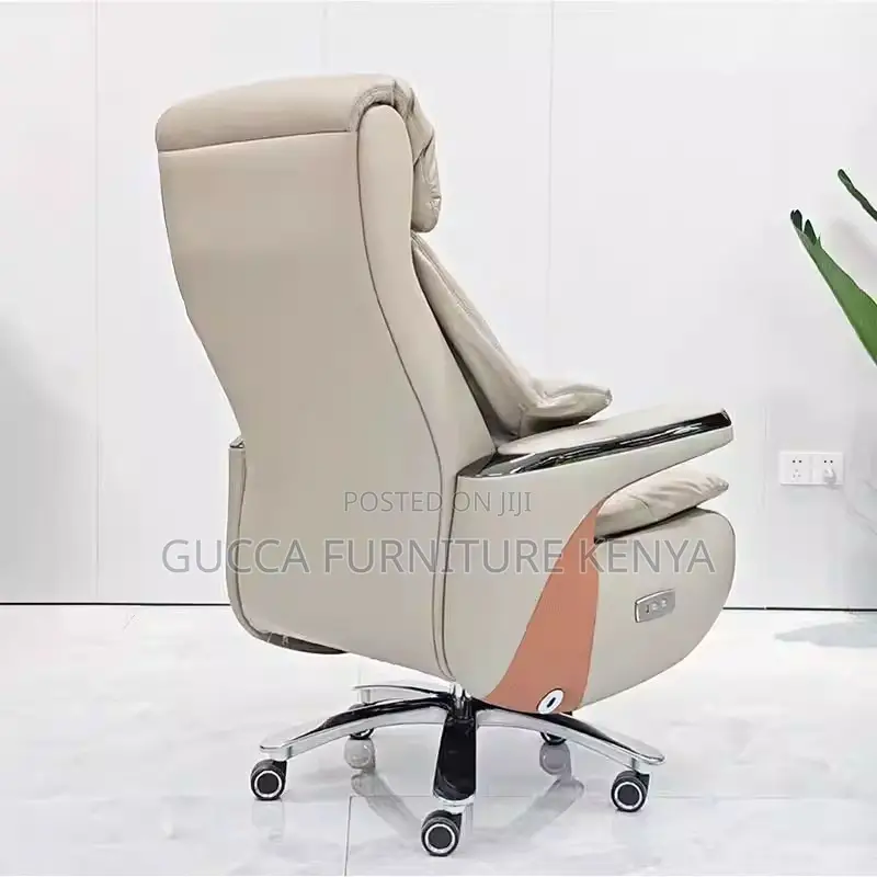 Leather Reclining Executive High-back Seat