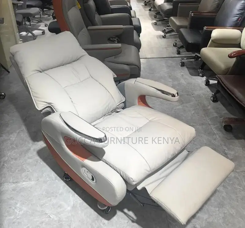 Leather Reclining Executive High-back Seat