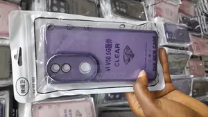 Nymii Vivo V50 5g Translucent Matte Shockproof Phone Case -Purple