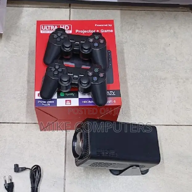 Ultra Hd Portable Projector With Game Controller X2 | Wifi