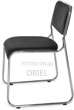 Modern Office Visitor Chair : Stackable Chrome Office Visitor Chair