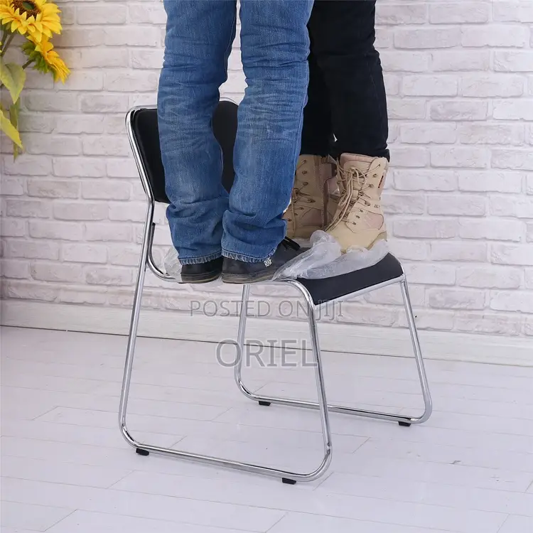 Modern Office Visitor Chair : Stackable Chrome Office Visitor Chair