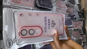 Kiobwi Vivo V50 Lite 5g / 4g Transluscent Matte Back Case -Pink
