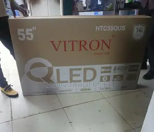 Vitron 55inches Smart Qled Frameless Tv With Bluetooth
