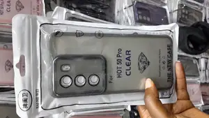 Ryxall Infinix Hot 50 Pro 4g Transluscent Matte Back Case -Gray