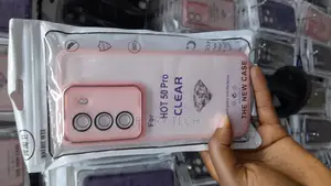 Niksa Infinix Hot 50 Pro 4g Transluscent Matte Frosted Back Case -Pink