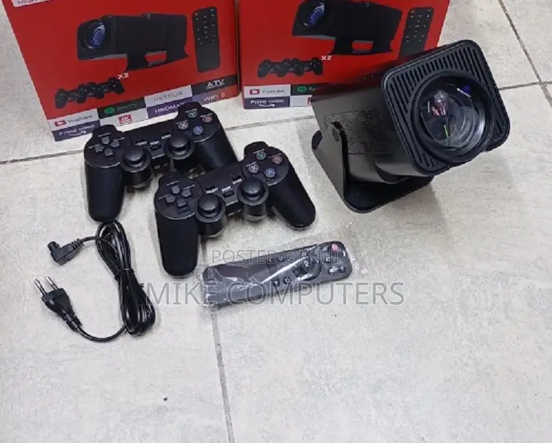 Hy320 Ultra Hd Projector With Game Controller X2 Content