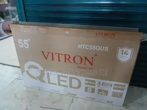 Vitron Htc55qus 55inch Smart Android Qled Frameless Tv With Bluetooth