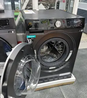 "* Efficient And Versatile  Front Load Hisense 12/8kg Washing Machine
