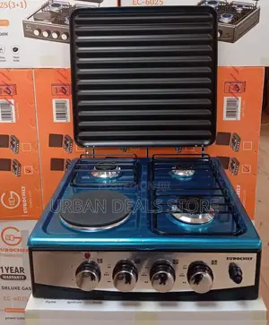 Eurochef 3 Gas +1 Electric Table Top Cooker