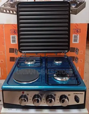 Eurochef 3 Gas +1 Electric Table Top Cooker