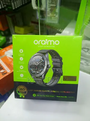 Oraimo Watch Nova Rn 1.43'' Amoled Rotating Bezel Control Smart Watch
