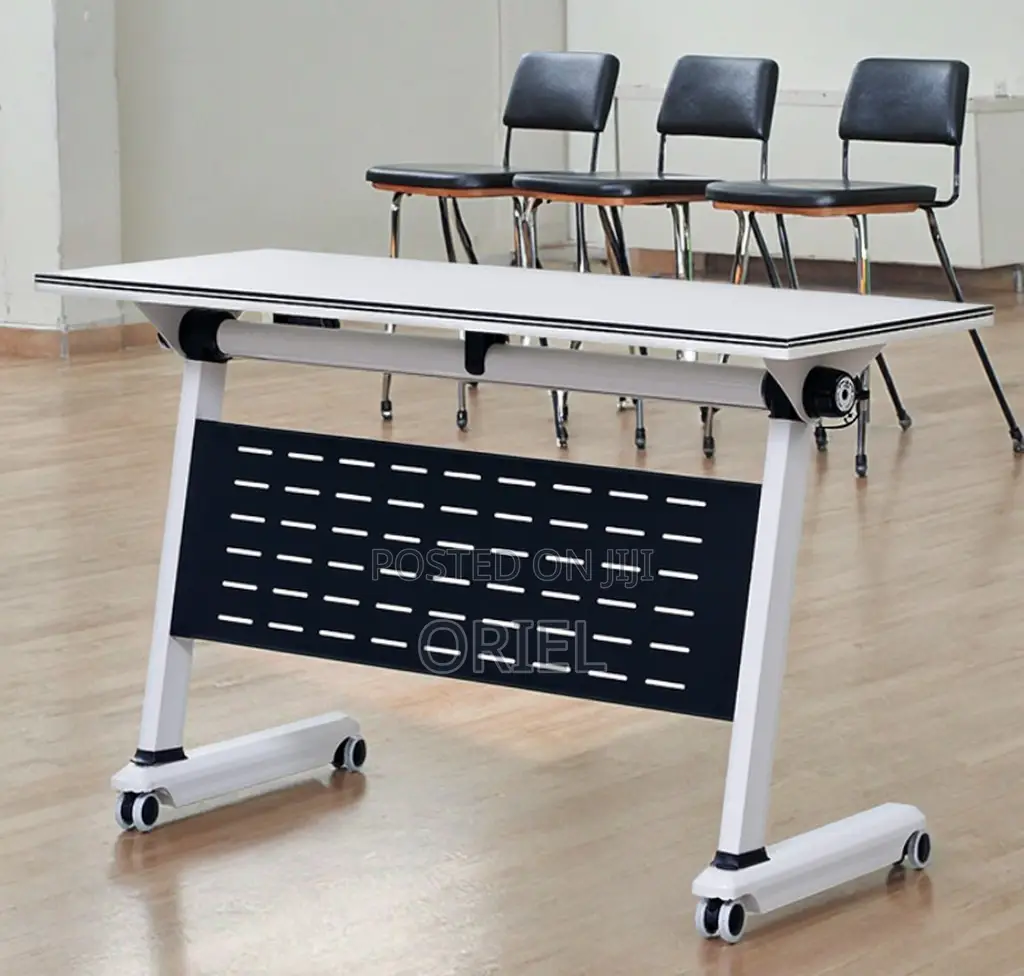 Modern Seminar Study Table : Office Foldable Mobile Training Table